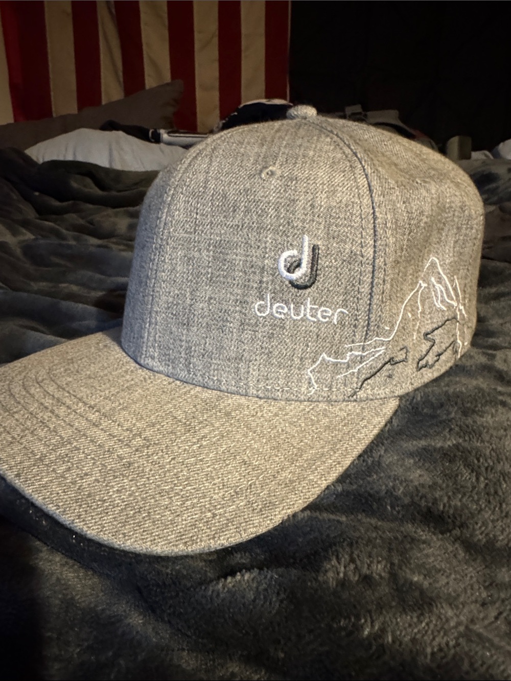 Deuter Men's Grey Heather Snapback Hat